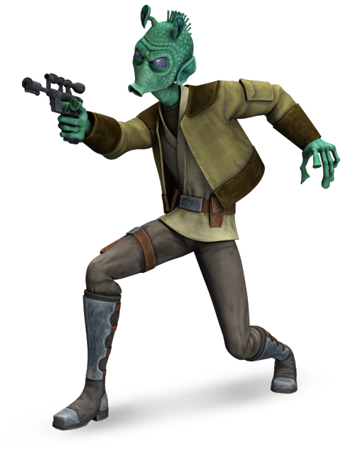 Star Wars The Clone Wars Greedo - Star Wars Greedo Png (487x635), Png Download