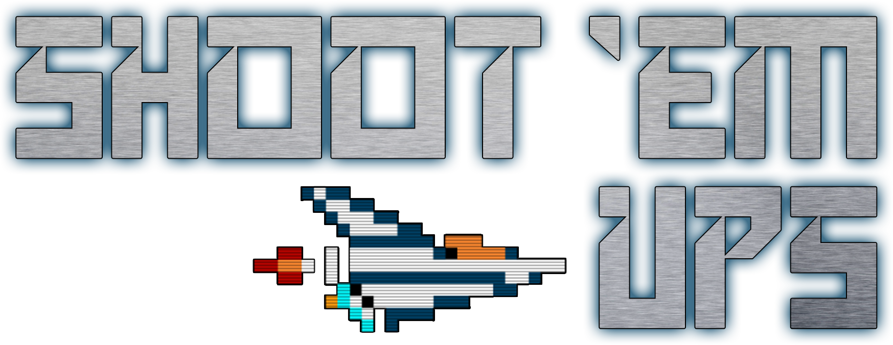 Shoot 'em Ups Logo - Shoot Em Ups Logo (1747x676), Png Download