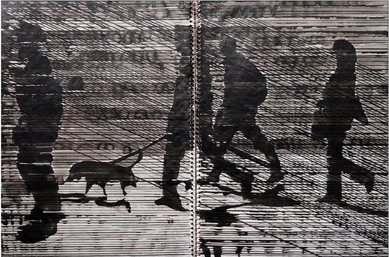 Street Shadow, Dog - Dog (1000x500), Png Download