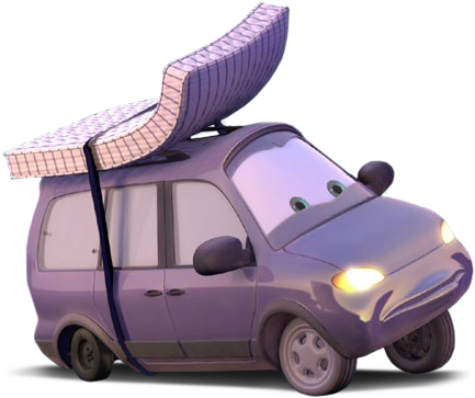 Leroy Traffik - Minivan (445x369), Png Download