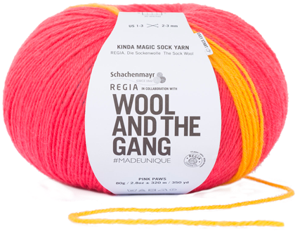 Yarn - Wool And The Gang Crazy Sexy Wool 200g - Stonewash (446x352), Png Download