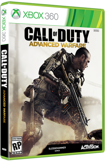 Codbs X360 3d-box Left Rgb - Call Of Duty Advanced Warfare (400x546), Png Download