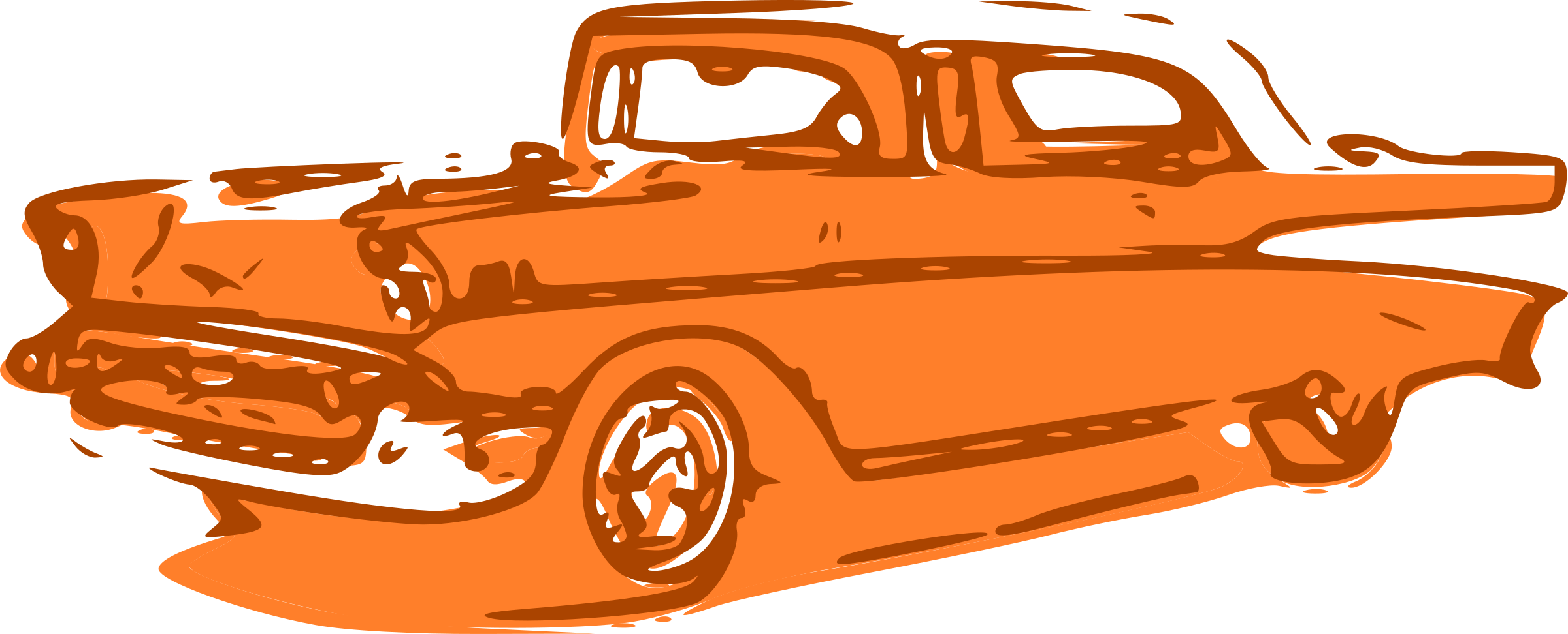 Big Image Carro Desenho Laranja Png Full Size Png Download Seekpng