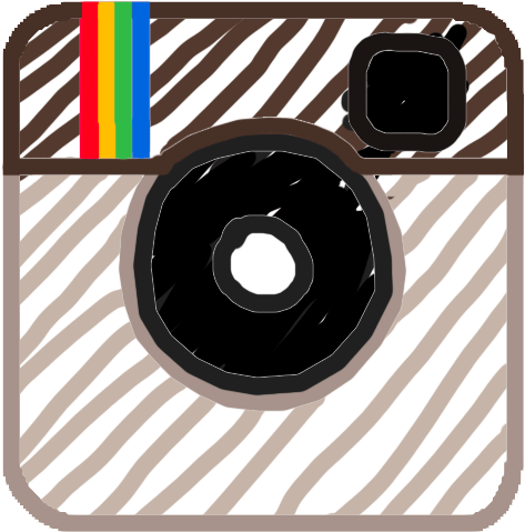 Drawn Logo Instagram - Instagram Icon Drawn Png (482x488), Png Download