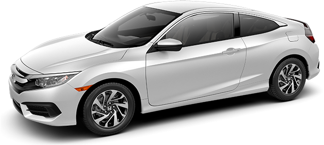New Civic Coupe At Honda Of Ocala - Honda Civic Ex 2018 Coupe Colors (646x323), Png Download