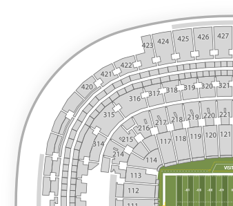 Washington Redskins Seating Chart Find Tickets - Mercedes-benz Superdome (350x350), Png Download