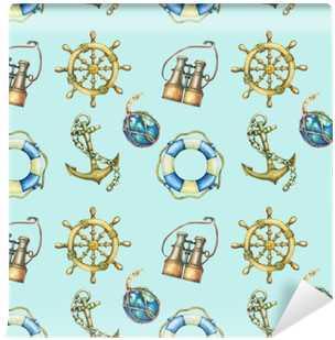 Old Binocular, Lifebuoy, Antique Sailboat Steering - Reddingsboei Achtergronden (400x400), Png Download