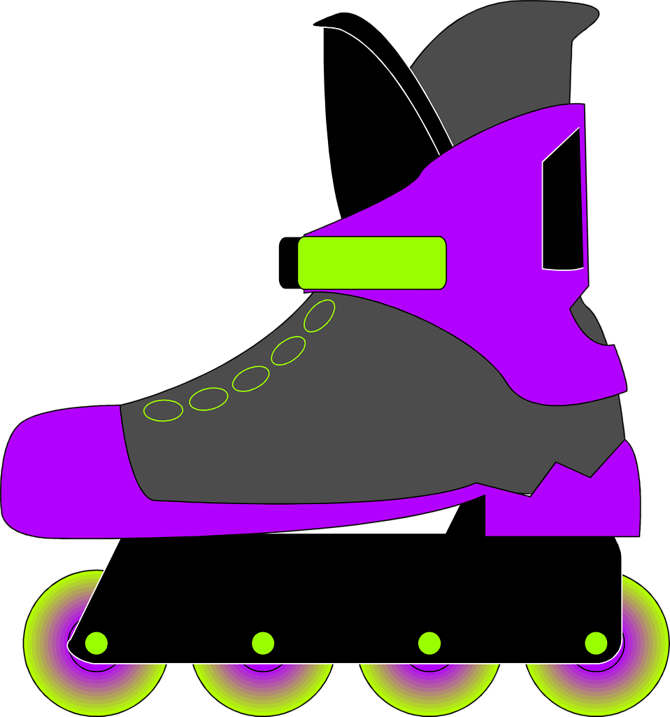 Rollerblade Free Stock Photo Illustration Of A - Roller Blade Transparent Background (958x1024), Png Download