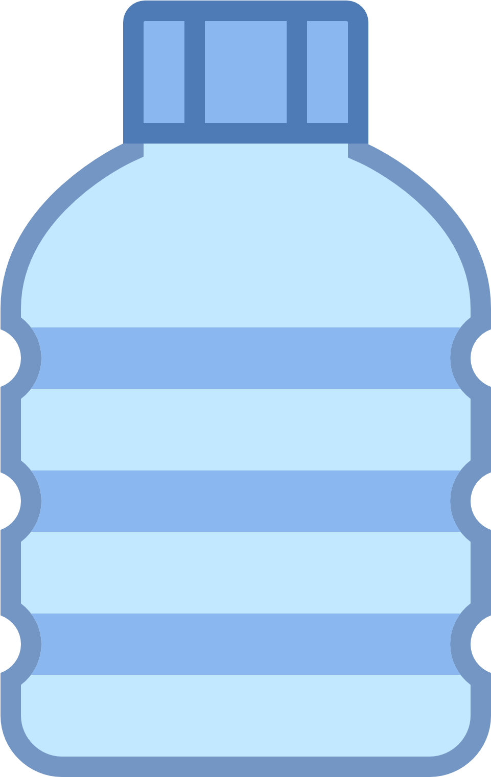 Bottle Cap Clipart Plastic - Plastic Bottle Clipart Png (1600x1600), Png Download