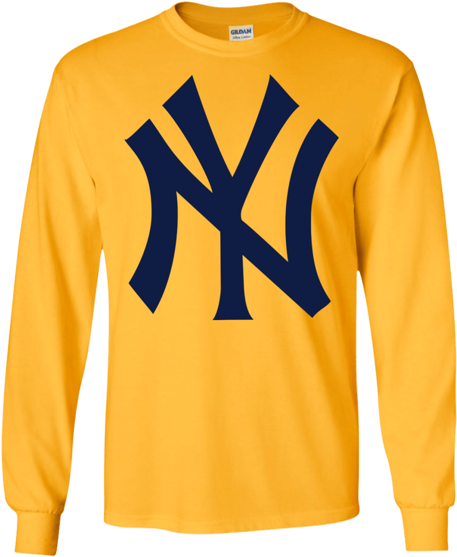 New York Yankees Ls T-shirt - Logos And Uniforms Of The New York Yankees (1155x1155), Png Download