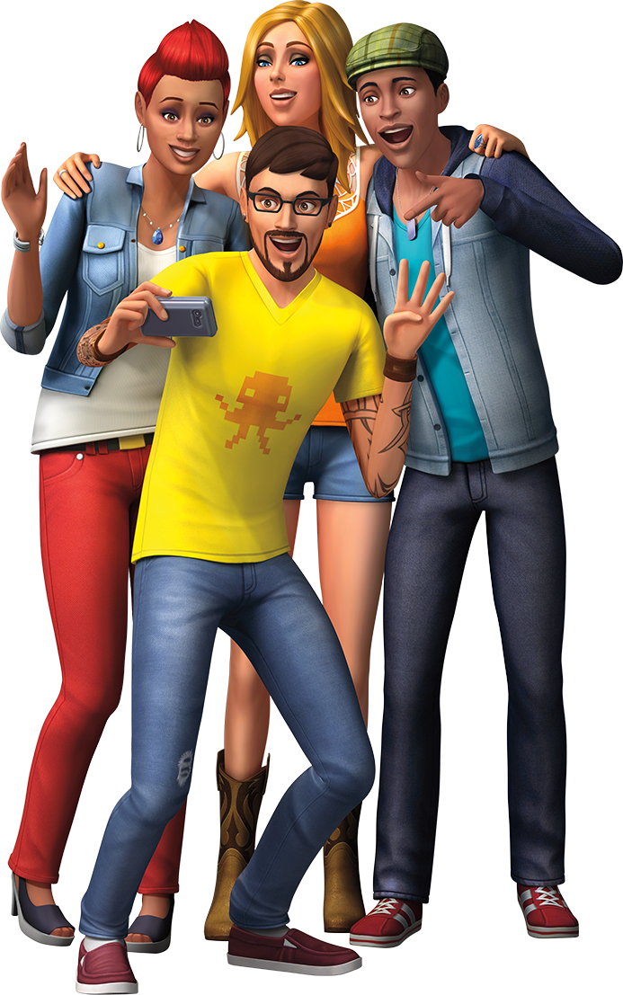 Simo - Electronic Arts The Sims 4 Deluxe Party Edition (xbox (693x1107), Png Download