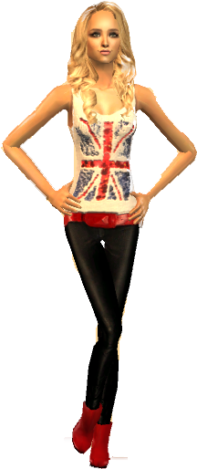 Sims Png By Ledagirl - Png Sims (250x539), Png Download