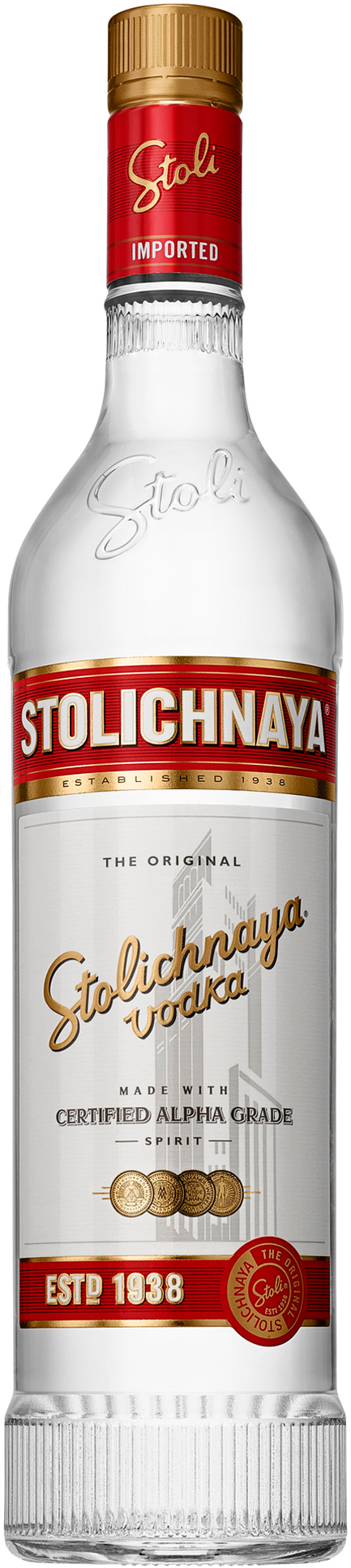 Stolichnaya Vodka 700ml Bottle - Vodka Stolichnaya (1600x2000), Png Download
