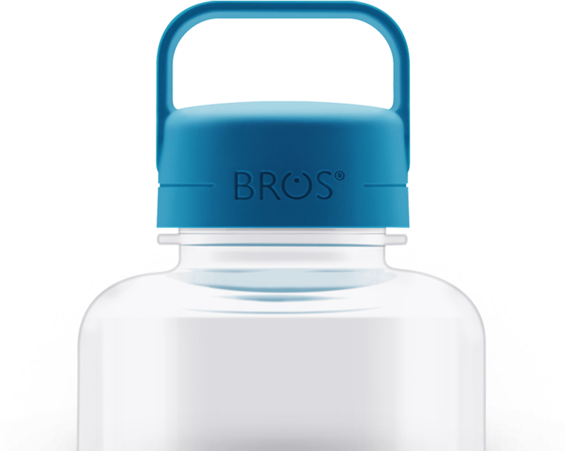 Crystal Hook Cap Bottle - Water Bottle (800x800), Png Download