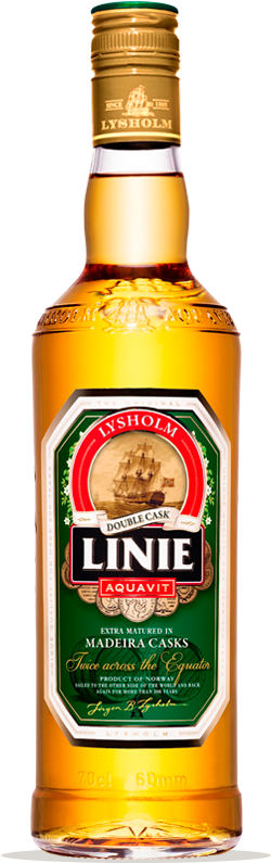 Linie Aquavit Madeira - Lysholm Linie Aquavit 70cl Bottle (320x795), Png Download