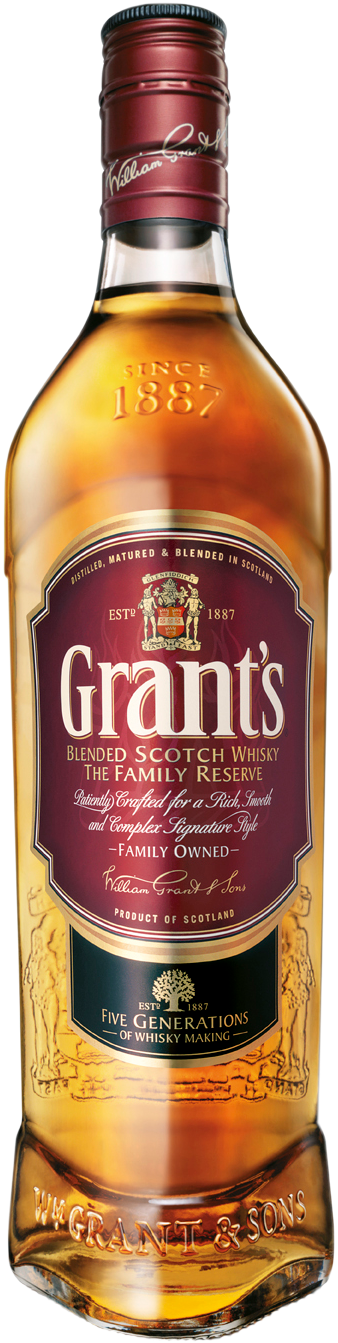 The Grant Family Motto Is 'stand Fast - Grant's Family Reserve Whisky (1412x1412), Png Download