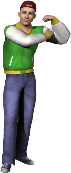 Person Transparent Sims - Sims Character Transparent (244x600), Png Download