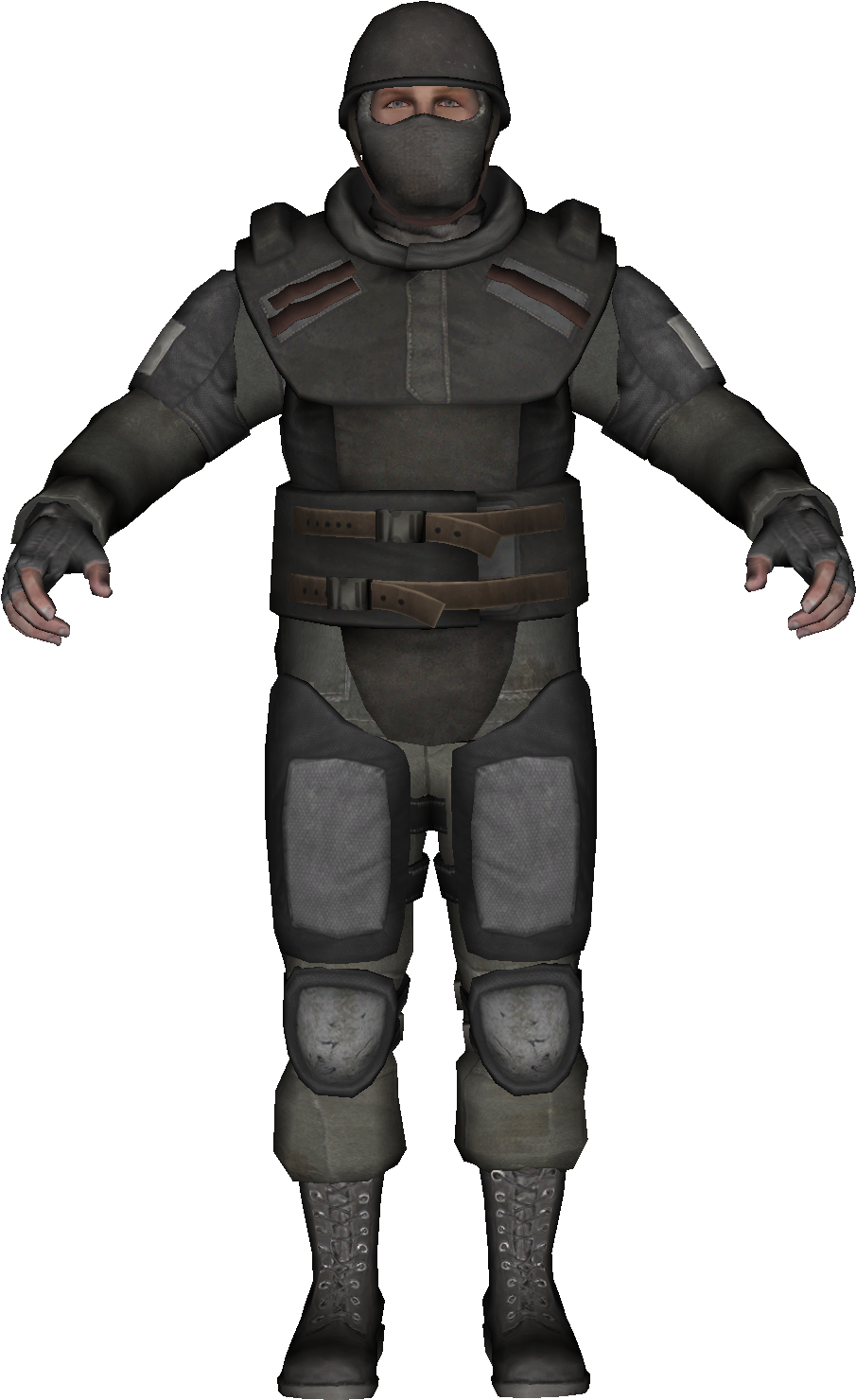 Juggernaut Model Bo - Black Ops Hazmat Suit (925x1493), Png Download