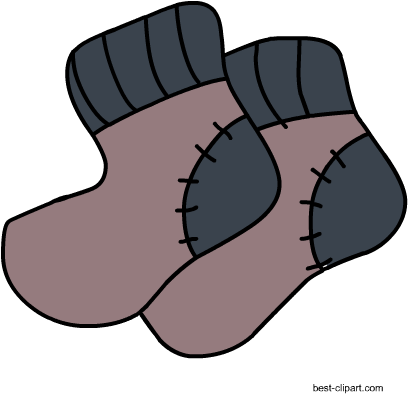 Cute Pair Of Socks, Free Winter Clip Art - Baby Shower (450x450), Png Download