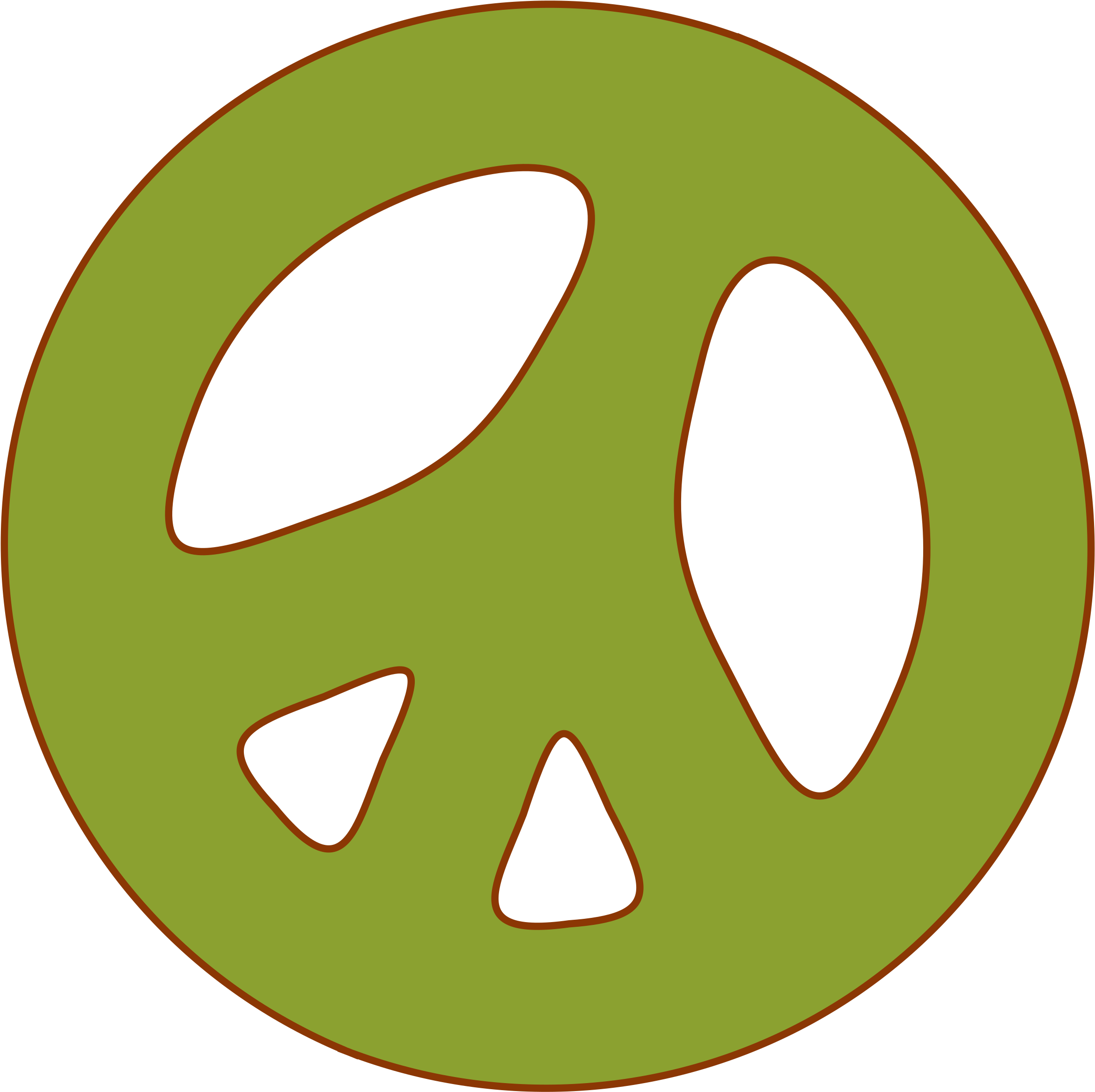 Peace Sign Clipart Peace Order - Icon (2400x2400), Png Download