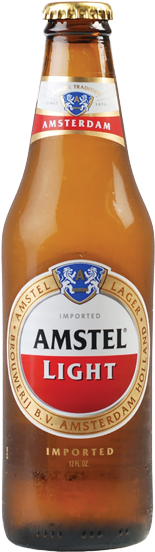 Low And Alcohol Removed Beer - Amstel Light Lager - 12 Fl Oz Bottle (312x559), Png Download