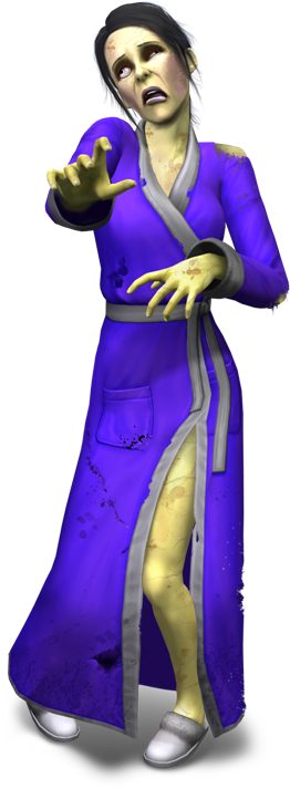 Ep7 Render 01 Ts3 Ep7 Render 01 - Zombie In Sims 3 (387x768), Png Download