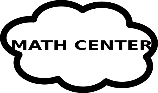 Math Clipart Math Center - Math Center Clipart (600x355), Png Download