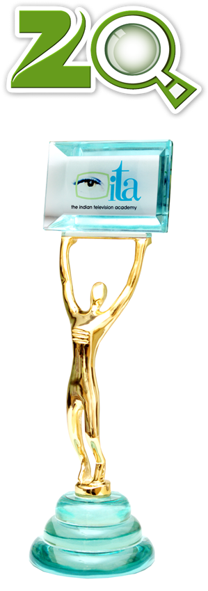 Zeeq Receives The Best Children's Show Award At The - 13th Indian Television Academy Awards (367x862), Png Download