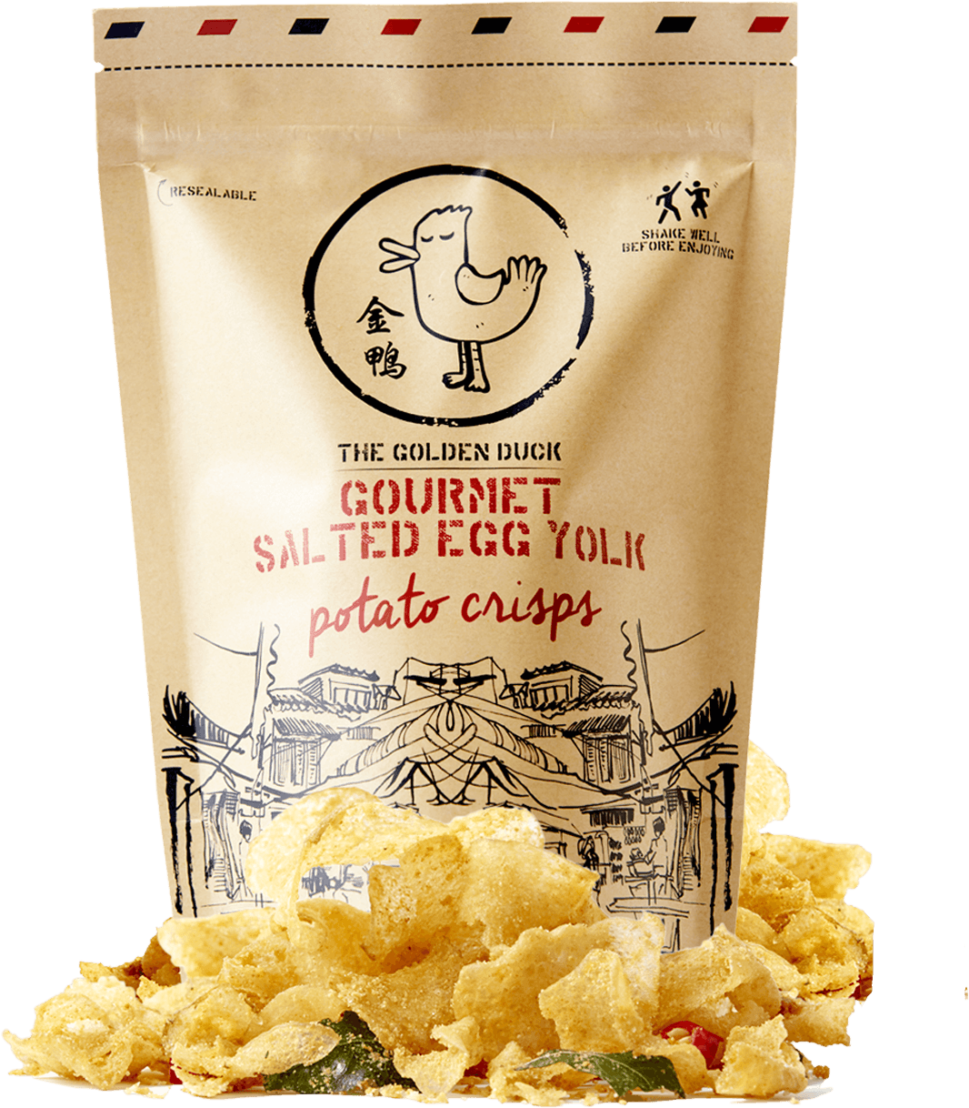 Salted Egg Chips Singapore (1400x1400), Png Download