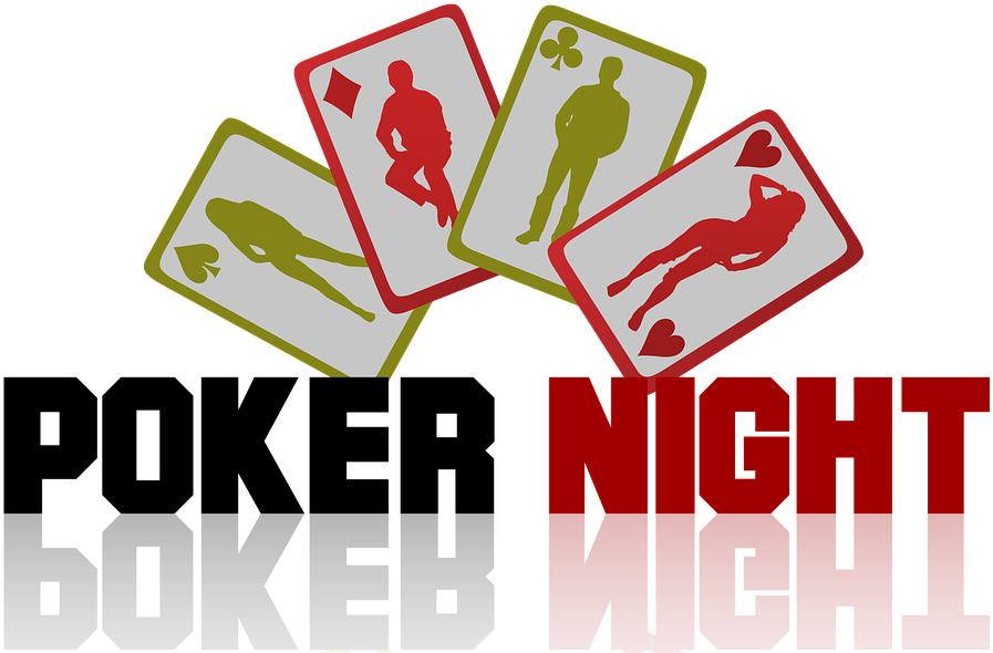 Ace Card Clipart Poker Night - Poker Night Round Ornament (960x620), Png Download