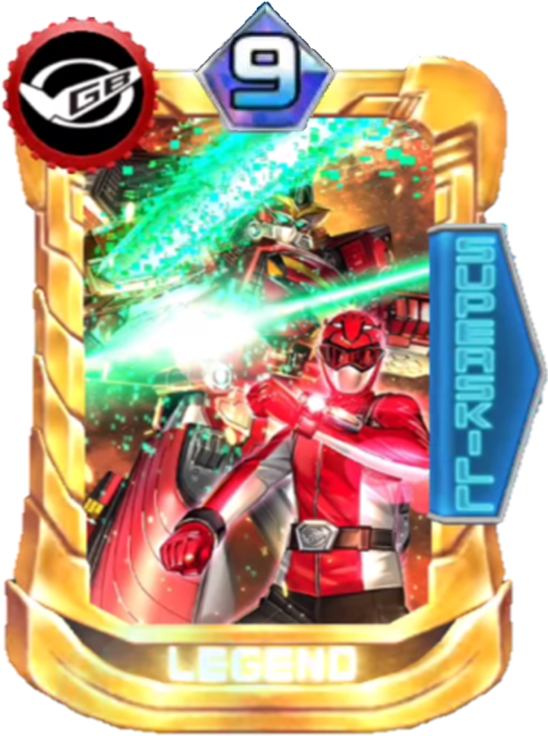 Go-buster Ace Card In Super Sentai Legend Wars - Super Sentai Legend Wars (788x1061), Png Download