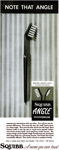 Squibb Ad For Academy Award Theatre - Advertising (240x600), Png Download