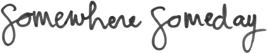 Somewhere Someday Somewhere Someday - Calligraphy (935x249), Png Download