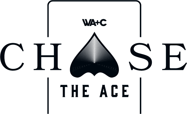 Chase The Ace Logo - Chase The Ace Png (601x367), Png Download