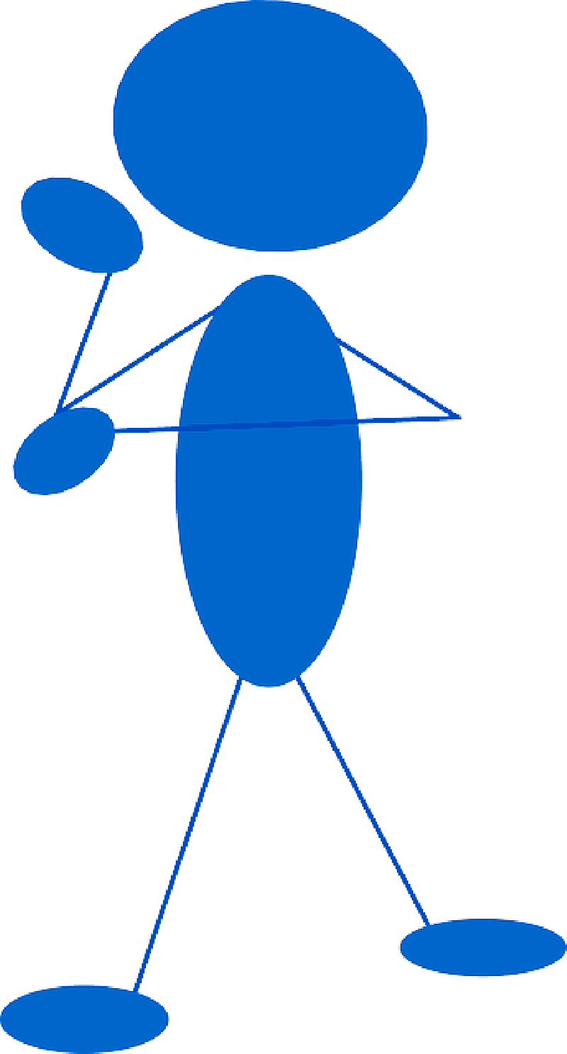 Mb Image/png - Stick Man Thinking (800x1488), Png Download