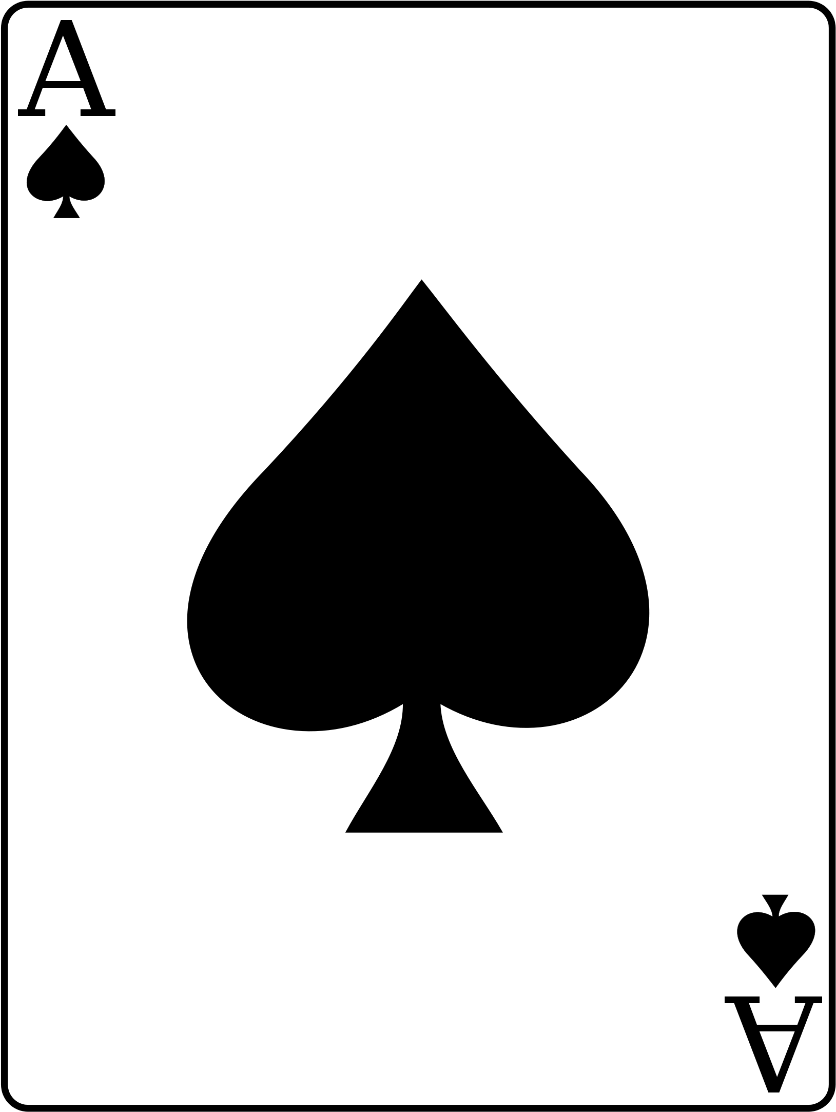Cards Ace No Background Png Image - Ace Of Spades Clip Art (2000x2828), Png Download