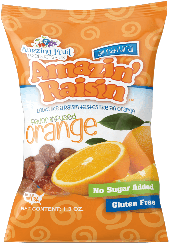 Amazin' Raisin Orange - Raisin (600x600), Png Download
