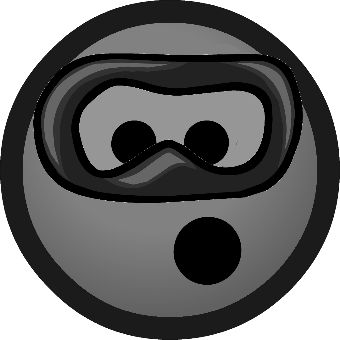 Dark Surprised Emoticon - Emote (1081x1081), Png Download