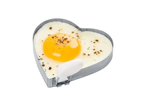 Fried Egg Mold, Heart - Egg (500x500), Png Download