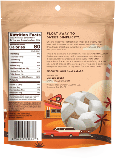 Smashmallow Root Beer Float Marshmallow - Ice Cream Float (400x540), Png Download