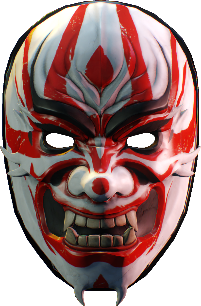 Jiro Mask Overkill - Payday 2 Yakuza Mask (816x1244), Png Download
