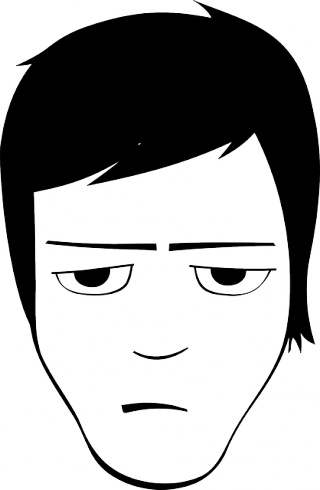 Bored Faces (320x490), Png Download