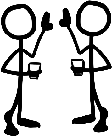 Stick Figure (442x532), Png Download