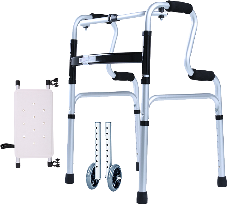 Kefu Elderly Walker Four Feet Disabled Rehabilitation - Walker (800x800), Png Download