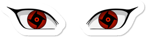 Eyes Of Shunshin No Shisui - Cartoon (650x650), Png Download