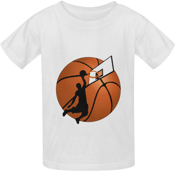 Slam Dunk Basketball Player Kid's Classic T-shirt - Slam Dunk (1000x1000), Png Download