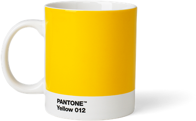 Pantone Mug Yellow - Coffee Cup (600x600), Png Download