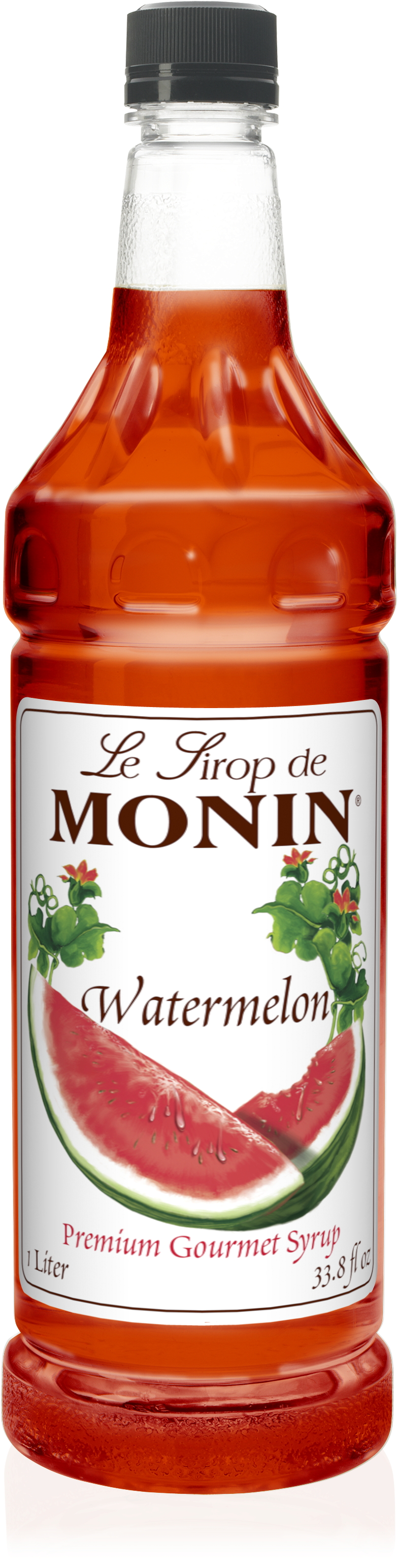 1l Watermelon Syrup - Monin Berry Sangria Syrup (784x3083), Png Download