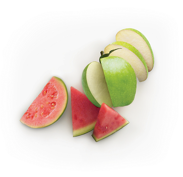 Organic Guava Watermelon - Watermelon (601x615), Png Download