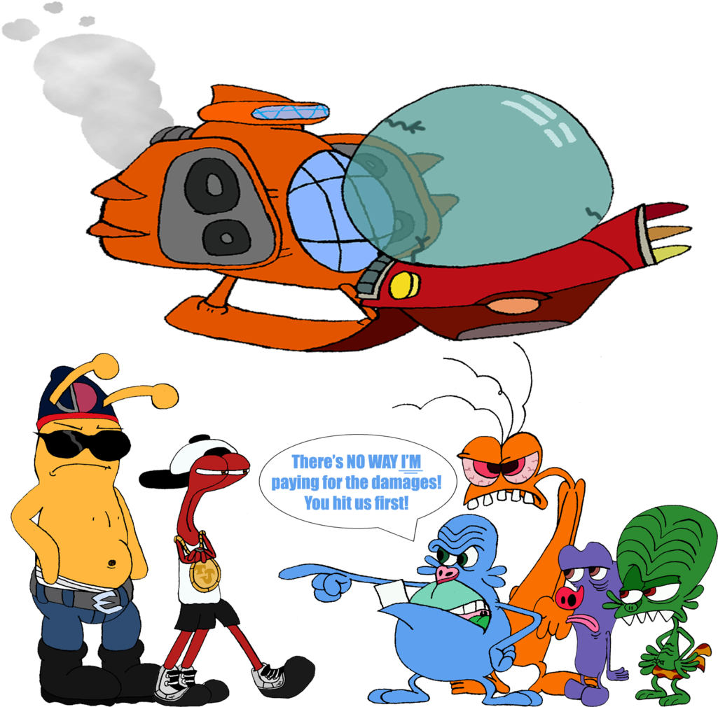 Six Aliens, Two Busted Spaceships By The Man Of Tomorrow - Superman: The Man Of Tomorrow (1025x1010), Png Download